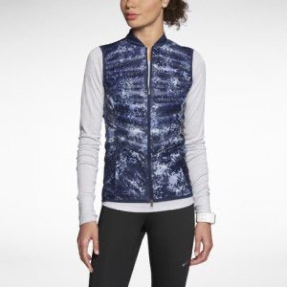 Nike • 800 aeroloft running camo goose down vest